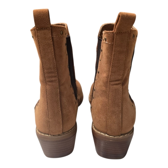 bohme Kendrix Chelsea Ankle‎ Booties Boots Block Heel Size 8.5 - Picture 3 of 5